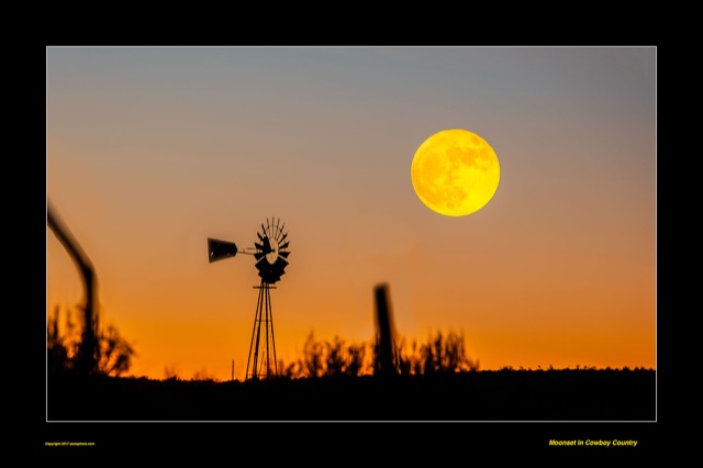 Preview of "Moonset In Cowboy Country"